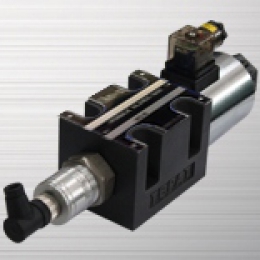 SW (H) with position detection electromagnetic/electro-hydraulic directional safety valve (axial type)